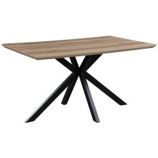 Manhattan 140cm Rectangular Table in Oak