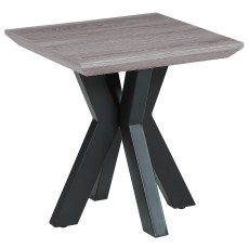 Manhattan 80cm End Table in Grey