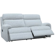 G Plan Hardy Fabric 3 Seater Manual Recliner