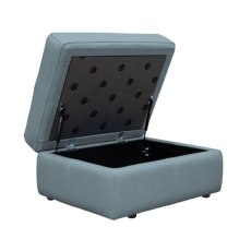 G Plan Hardy Leather Storage Footstool