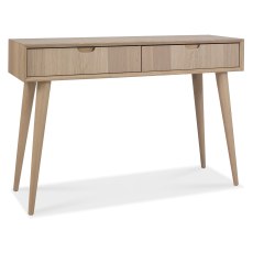 Dansk Scandi Oak Console Table With Drawers