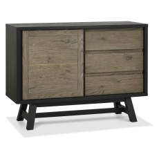 Camden Weathered Oak & Peppercorn Narrow Sideboard