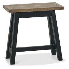 Camden Weathered Oak & Peppercorn Side Table