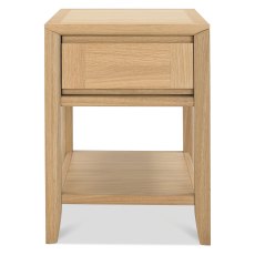 Bergen Oak Lamp Table with Drawer