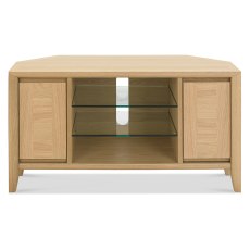 Bergen Oak Corner Entertainment Unit