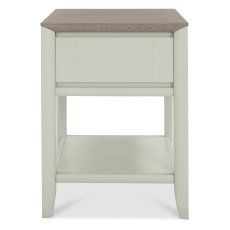 Bergen Grey Lamp Table with Drawer