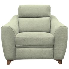 G Plan Monza Fabric Chair with Wooden Feet