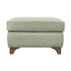 G Plan Monza Fabric Footstool with Wooden Feet