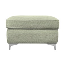 G Plan Monza Fabric Footstool with Metal Feet