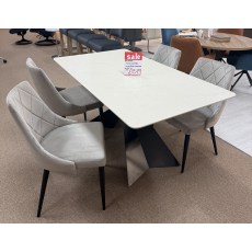 HND Toscana Dining Table and 4 x Amy Dining Chairs HND Toscana Dining Table and 4 x Amy Dining Chairs