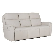 Russo 3 Seater Electric Recliner - Stone