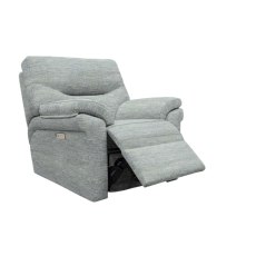 G Plan Seattle Fabric Power Recliner Chair with Lumbar