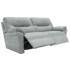 G Plan Seattle Fabric 3 Seater Power Recliner Sofa with Lumbar