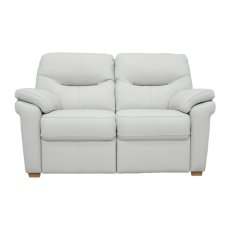 G Plan Seattle Leather 2 Seater Sofa with Wooden Feet G Plan Seattle Leather 2 Seater Sofa with Wooden Feet