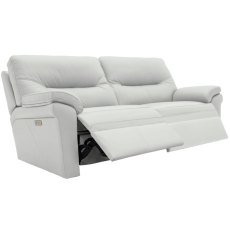G Plan Seattle Leather 3 Seater Power Recliner Sofa with Lumbar