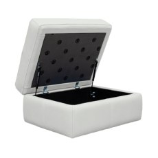 G Plan Seattle Leather Storage Footstool