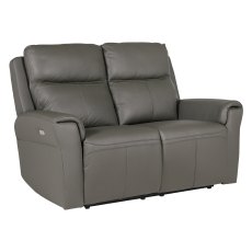 Russo 2 Seater Electric Recliner - Ash