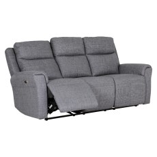 Russo 3 Seater Electric Recliner - Charcoal Russo 3 Seater Electric Recliner - Charcoal