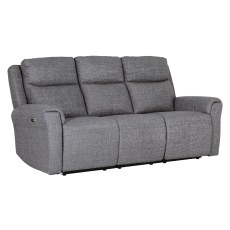 Russo 3 Seater Electric Recliner - Charcoal