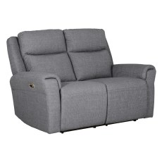 Russo 2 Seater Electric Recliner - Charcoal