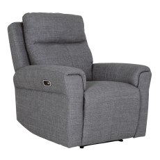 Russo Electric Recliner Chair - Charcoal