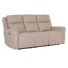 Russo 3 Seater Electric Recliner - Mushroom