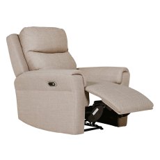Russo Electric Recliner Chair - Mushroom