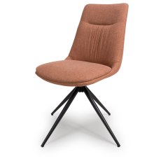 Boden Swivel Dining Chair in Brick