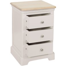 Ludlow Painted 3 Drawer Bedside