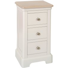 Ludlow Painted 3 Drawer Compact Bedside