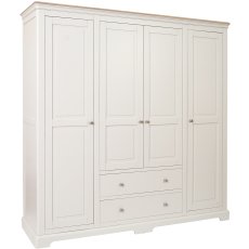 Ludlow Painted Quad Wardrobe
