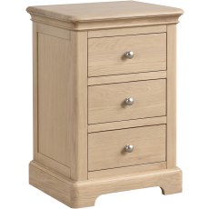 Ludlow Oak 3 Drawer Bedside