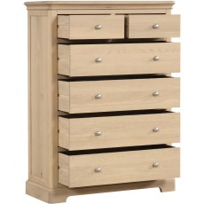 Ludlow Oak 2 Over 4 Drawer Chest