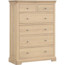 Ludlow Oak 2 Over 4 Drawer Chest
