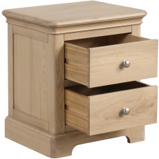 Ludlow Oak 2 Drawer Bedside
