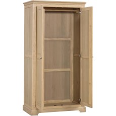 Ludlow Oak Double All Hanging Wardrobe