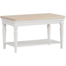Ludlow Painted Coffee Table with Shelf