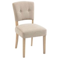 Ludlow Painted Oxford Dining Chair in Sand (Pair)