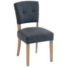 Ludlow Painted Oxford Dining Chair in Slate (Pair)