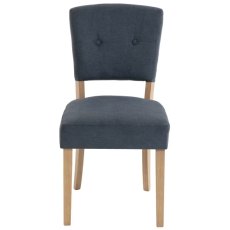 Ludlow Painted Oxford Dining Chair in Slate (Pair)