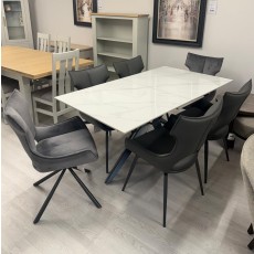 Vitalli 160-200cm Extending Table with 6 x Chairs Vitalli 160-200cm Extending Table with 6 x Chairs