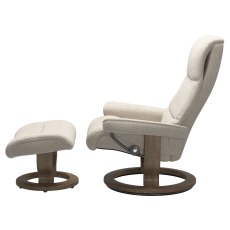 Stressless View Classic Base Chair with Footstool Stressless View Classic Base Chair with Footstool