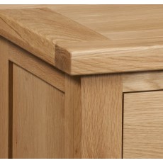 Dodford Oak Triple Wardrobe with 3 Drawers Dodford Oak Triple Wardrobe with 3 Drawers
