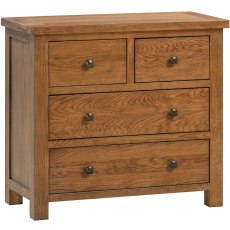 Dodford Rustic Oak 2 + 2 Drawer Chest