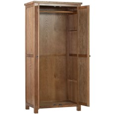 Dodford Rustic Oak Double Wardrobe