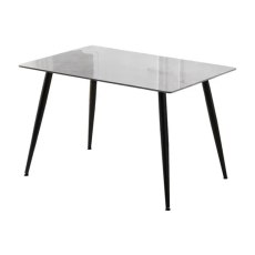 Argenta Dining Set - 120cm Table and 4 Chairs in Dark Grey Argenta Dining Set - 120cm Table and 4 Chairs in Dark Grey