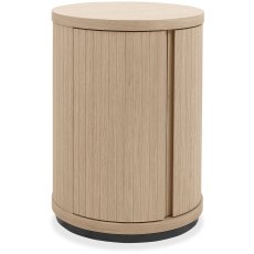 Vega Scandi Oak Round Lamp Table Vega Scandi Oak Round Lamp Table