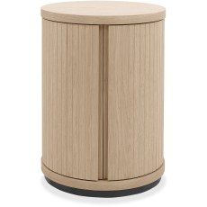 Vega Scandi Oak Round Lamp Table Vega Scandi Oak Round Lamp Table