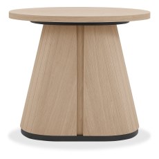 Vega Scandi Oak Oval Lamp Table Vega Scandi Oak Oval Lamp Table