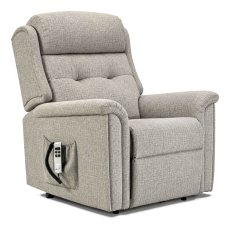 Sherborne Roma Dual Motor Riser Recliner Chair in Napoli Silver